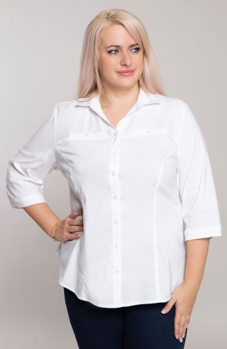 Elegants klasisks krekls baltā krāsā