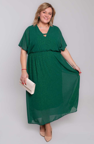 Zaļa svinīga kleita