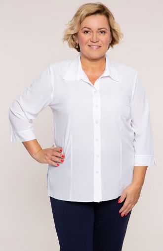Balts elegants krekls ar apkakli