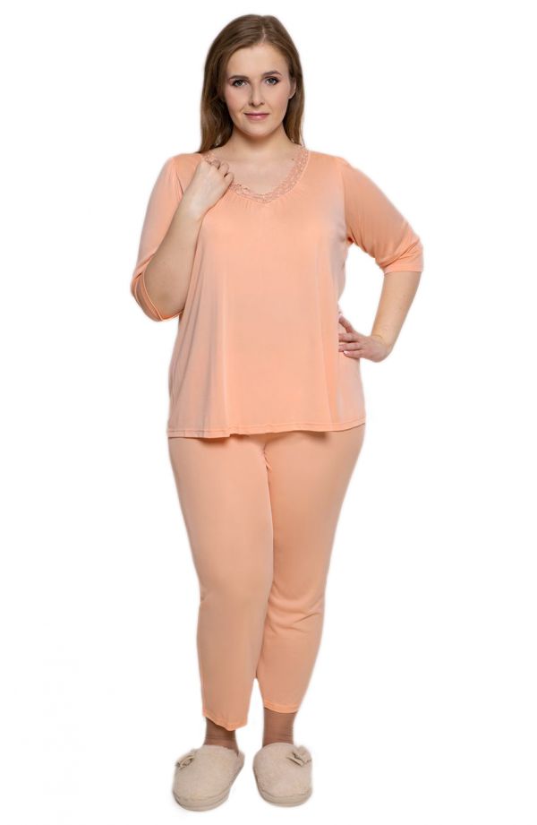 Pidžamas aprikožu krāsā Mewa